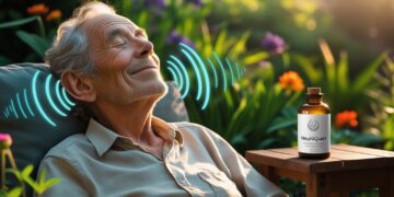 Tinnitus Relief Supplement Man Meditating Peacefully Using Neuroquiet