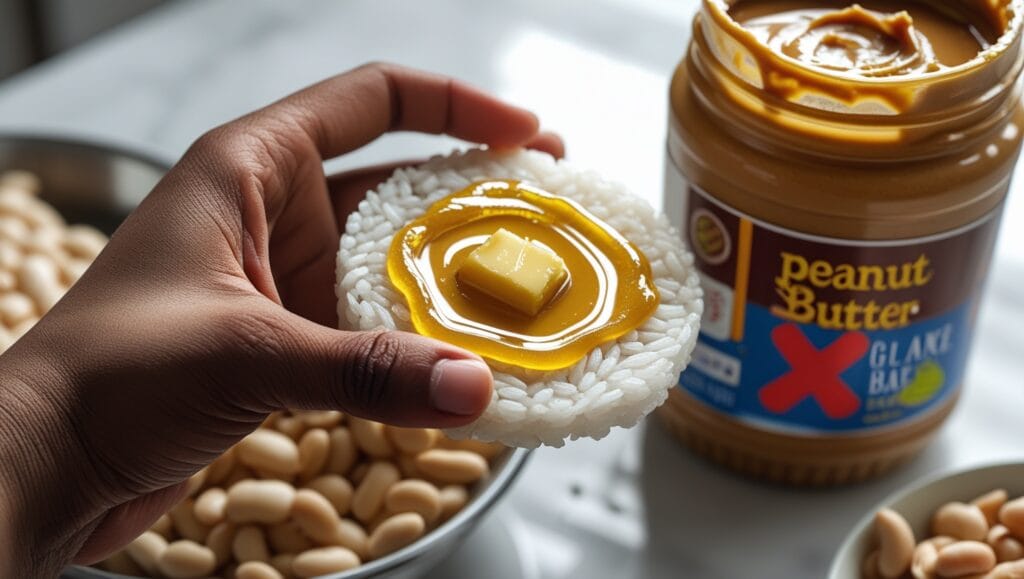 Ghee On Rice Cakes As A Low-Salicylate Snack Alternative To Nut Butter