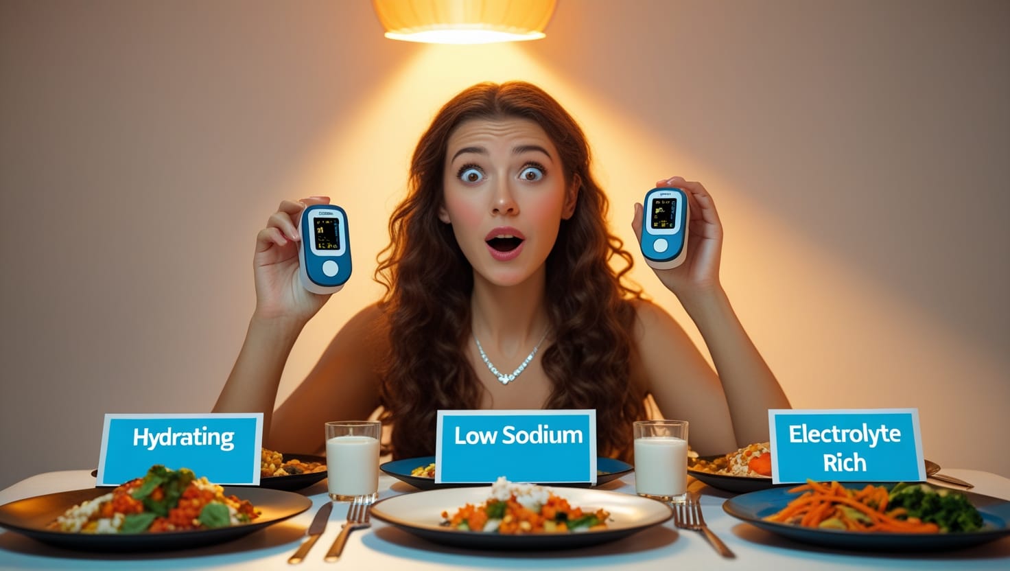 Low-Sodium Pots Syndrome Diet Meals With Electrolytes