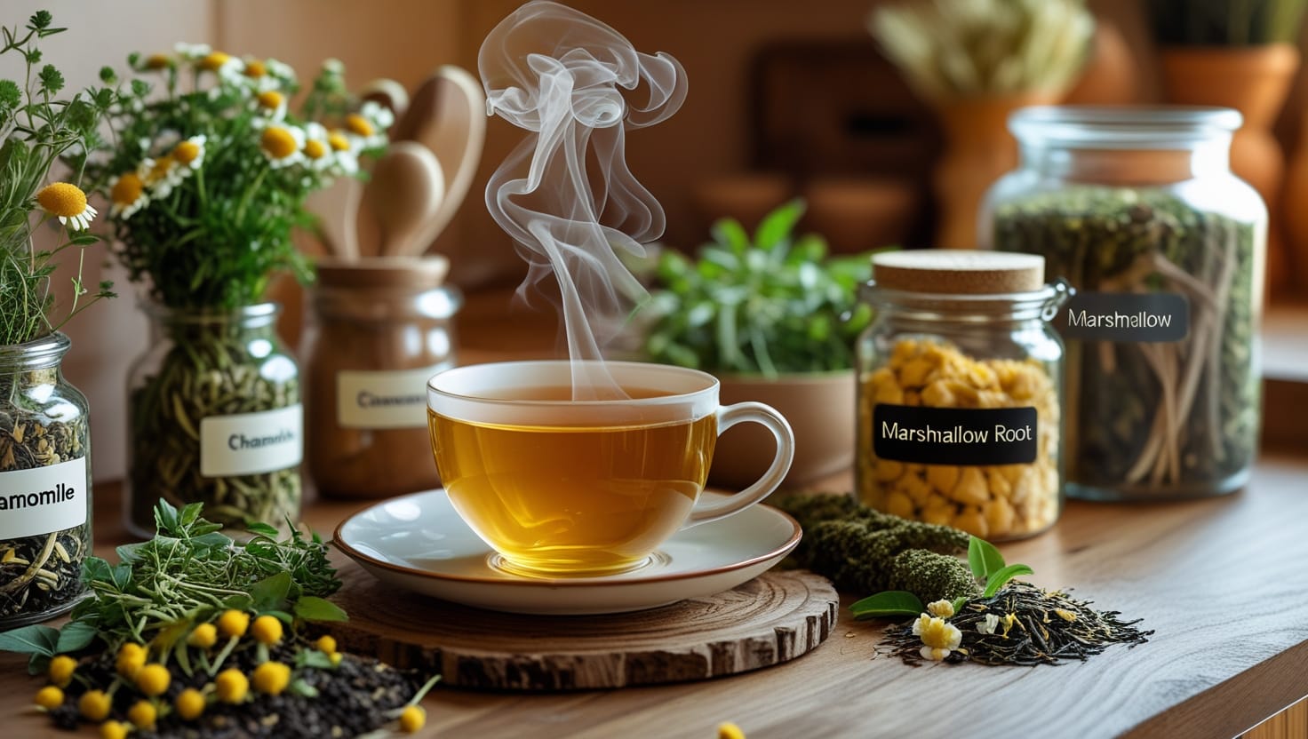 Low-Sugar Anti-Candida Meal Plan Acid-Neutralizing Teas
